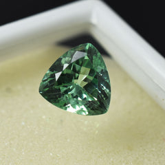 4.25 Ct NATURAL Grandidierite Bluish Green CERTIFIED Gemstone Trillion Shape