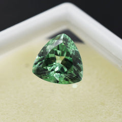 4.25 Ct NATURAL Grandidierite Bluish Green CERTIFIED Gemstone Trillion Shape