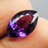 Natural Purple Tanzanite 6.95 Ct Marquise Cut CERTIFIED Loose Gemstone