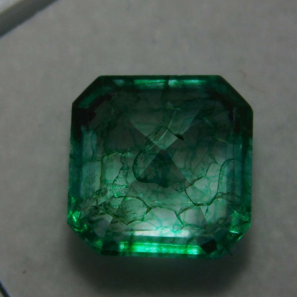 7 Carat Natural CERTIFIED Emerald Emerald Cut Green Colombian Loose Gemstone