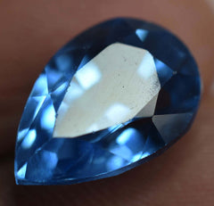 BLUE Sapphire PEAR Cut Ring Size 6.65 Ct Natural CERTIFIED Rare Loose Gemstone