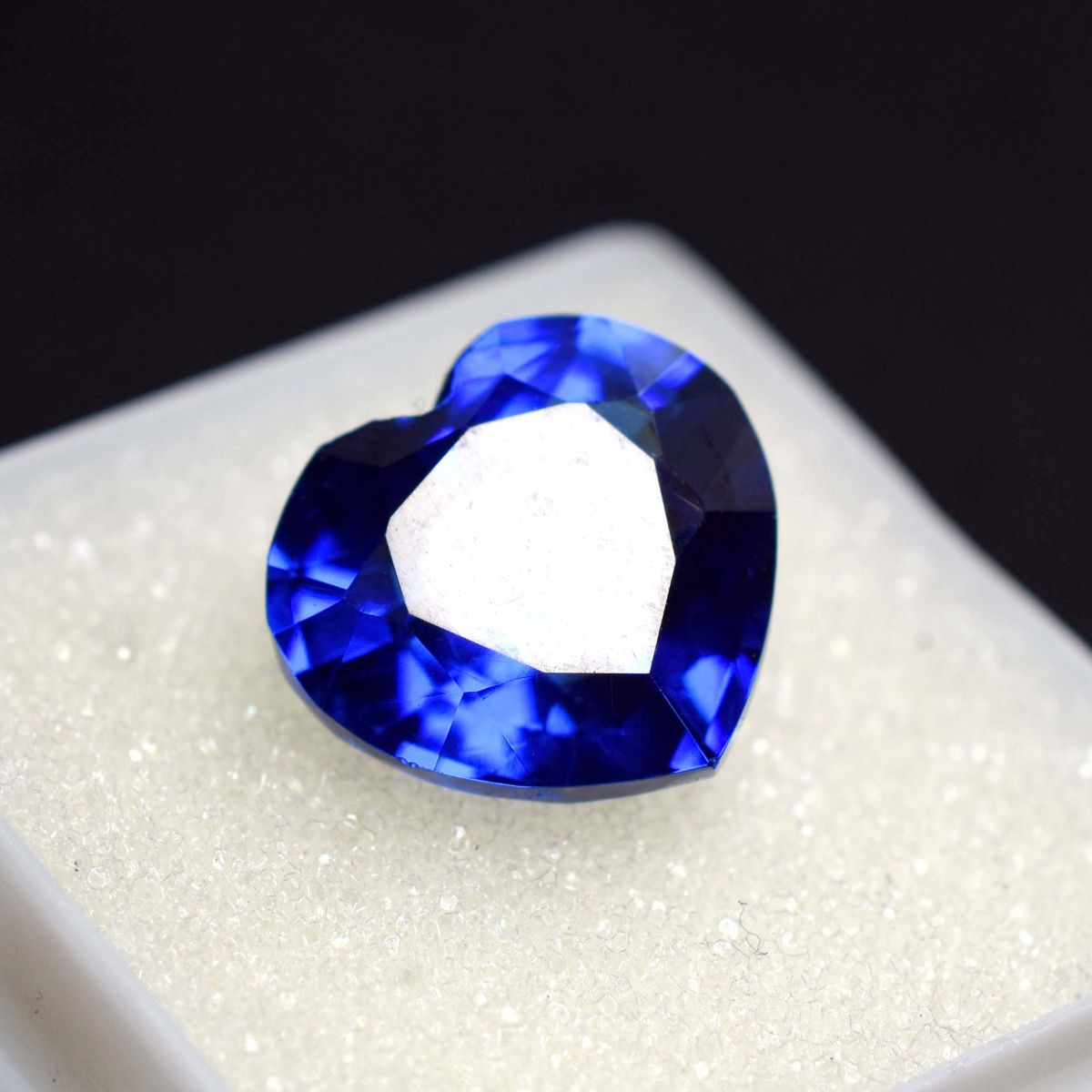 10.40 Ct Natural CERTIFIED Ceylon Sapphire blue Heart Shape Loose Gemstone