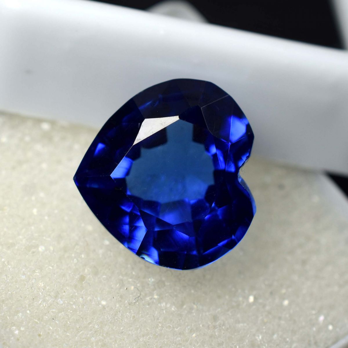 10.40 Ct Natural CERTIFIED Ceylon Sapphire blue Heart Shape Loose Gemstone