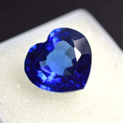 10.40 Ct Natural CERTIFIED Ceylon Sapphire blue Heart Shape Loose Gemstone