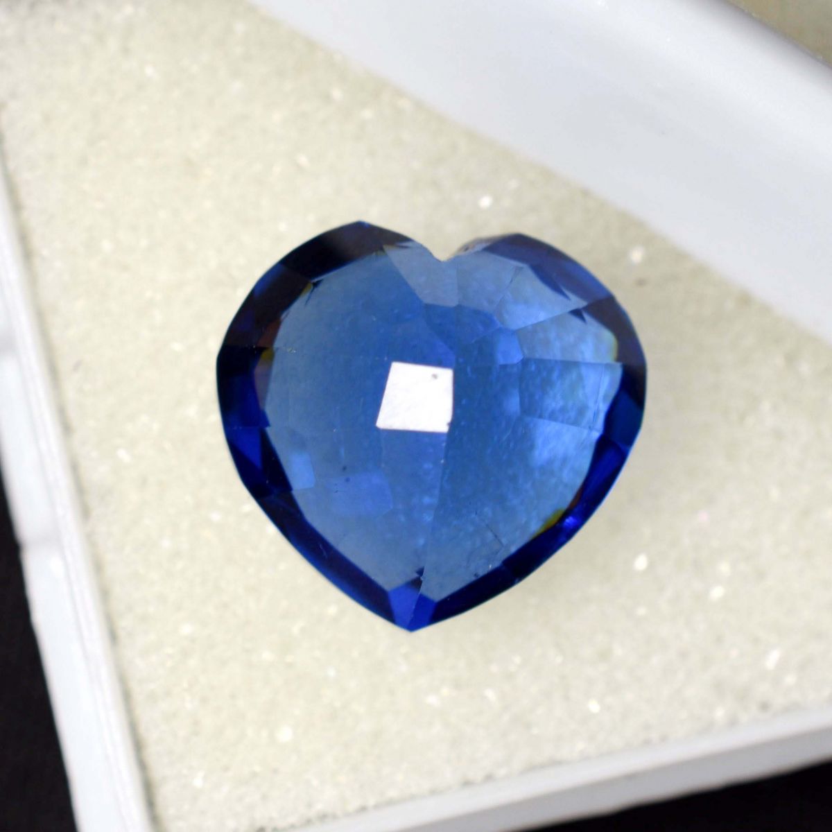 10.40 Ct Natural CERTIFIED Ceylon Sapphire blue Heart Shape Loose Gemstone