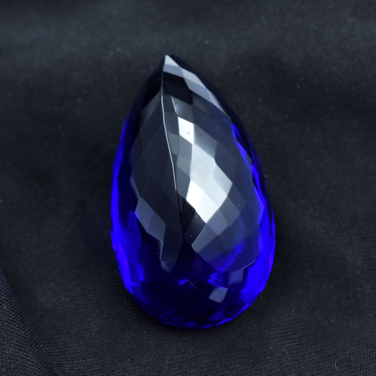 Natural 97.00 Ct Best Pear Cut Blue Sapphire CERTIFIED Excellent Loose Gemstone