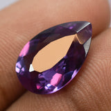 6.25 Ct NATURAL Alexandrite Pear Shape Color Change CERTIFIED Loose Gemstone