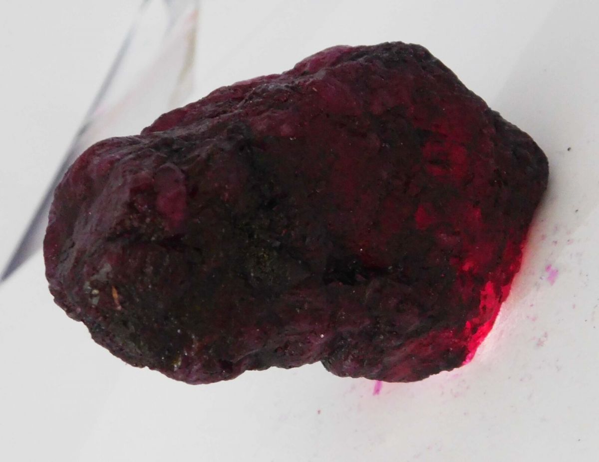 Natural Red RUBY Huge Rough 777 Ct Earth Mined CERTIFIED Loose Gemstone