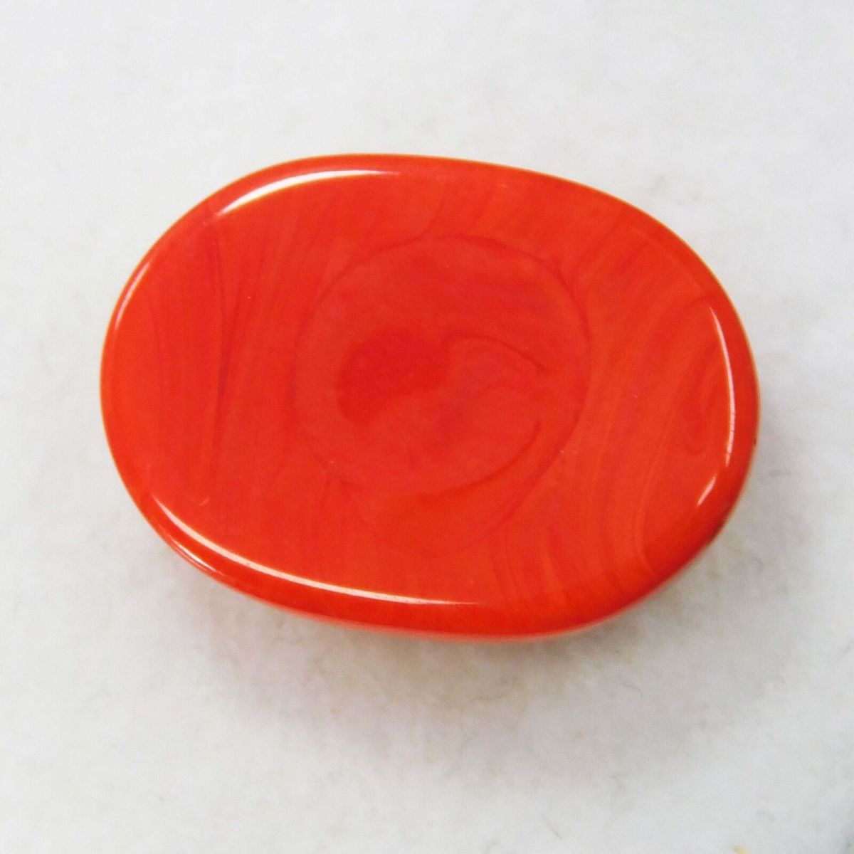 Natural 10 Ct Natural Cabochon Oval Cut Italian Red Coral Loose Gemstone