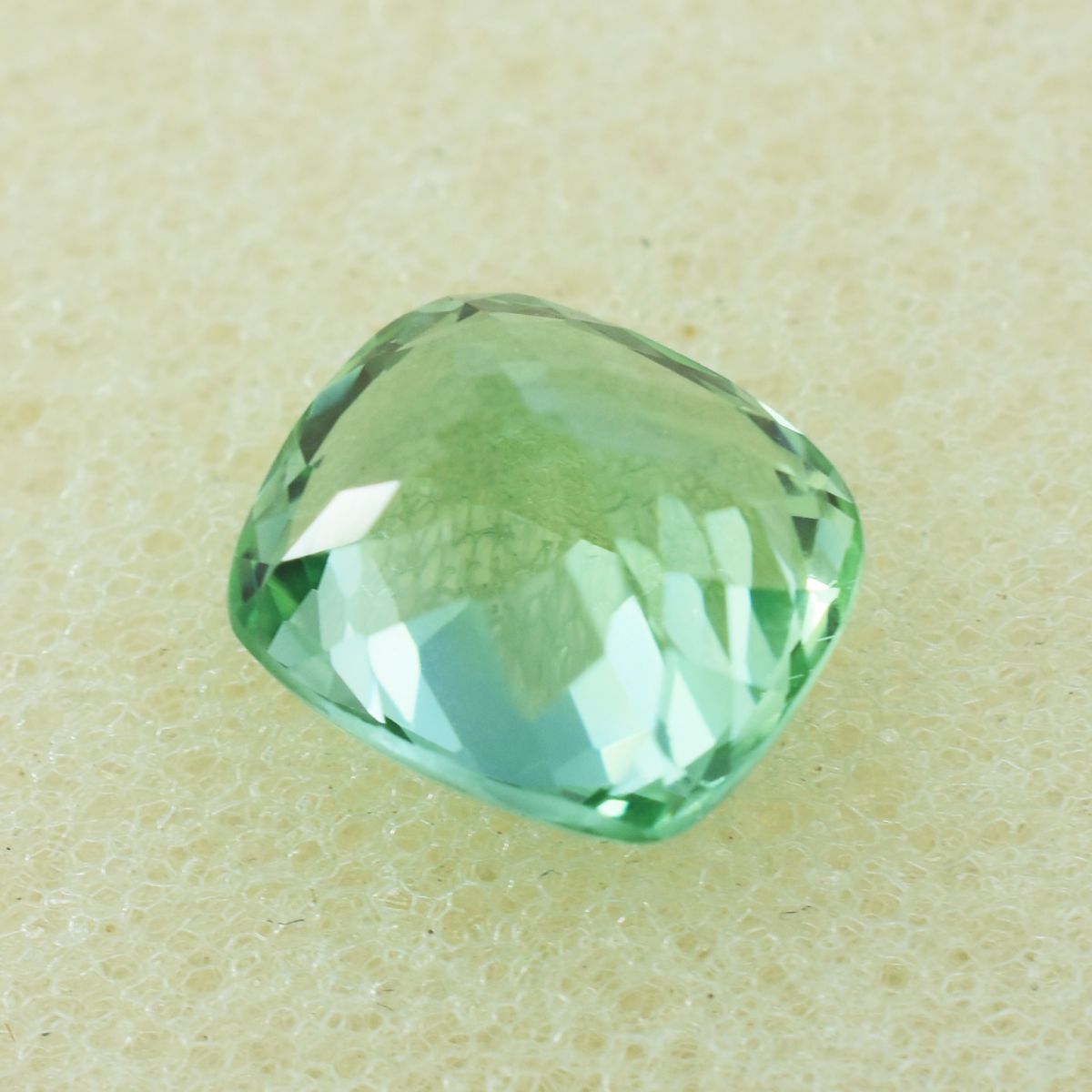 Natural 9.50 Ct Bluish Green SAPPHIRE Cushion Cut Loose Gemstone CERTIFIED