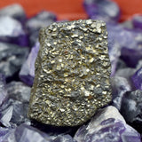 Brazilian Golden Pyrite Crystal 41.95 Ct Natural Rough CERTIFIED Loose Gemstone