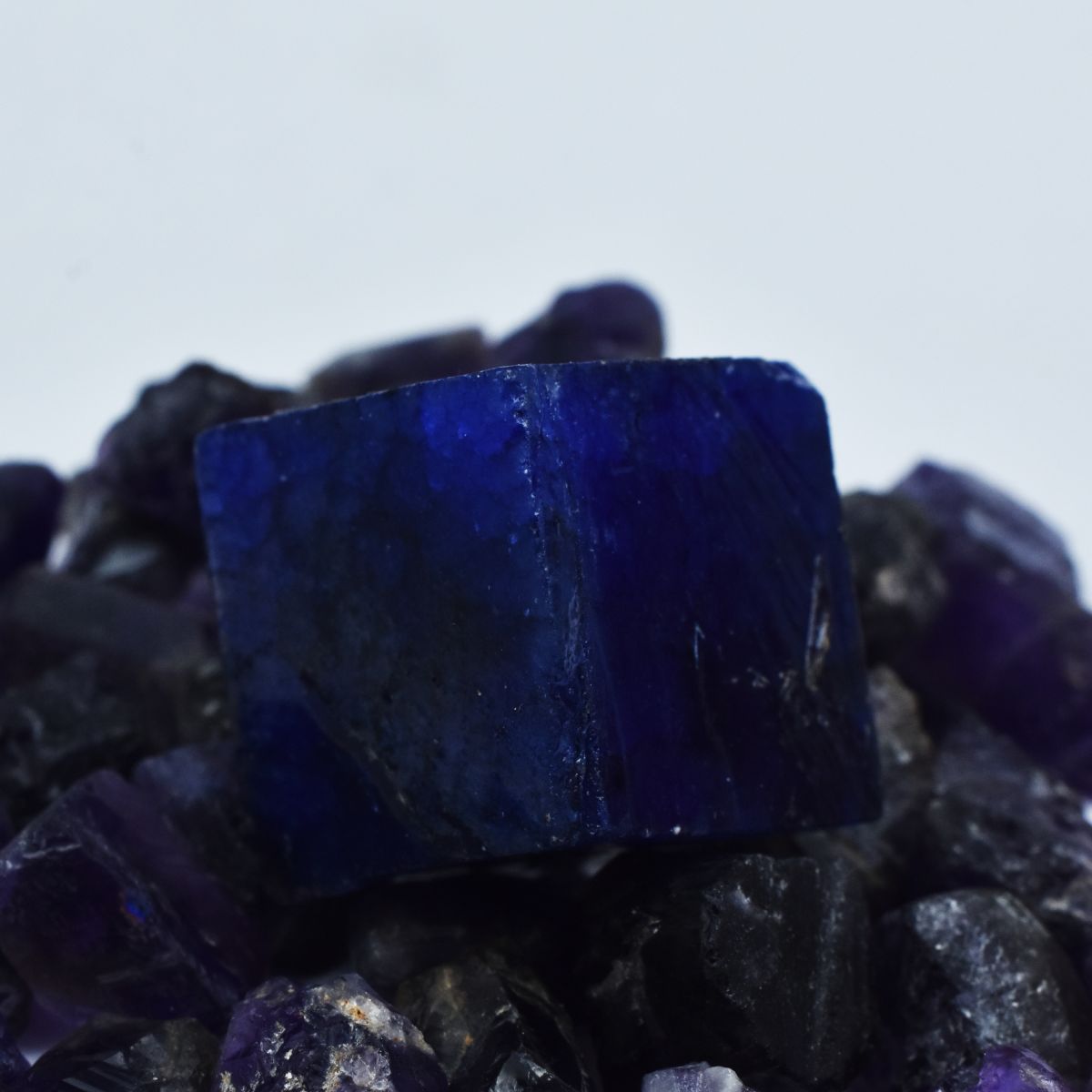 Natural Blue Tanzanite 110.95 Ct Loose Gemstone CERTIFIED Uncut Raw Rough