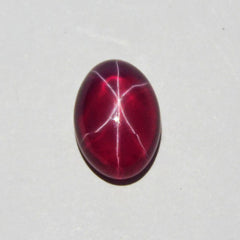 Stunning Natural RED Oval Shape 9.65 Ct Star Ruby Loose Gemstone CERTIFIED