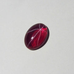 Stunning Natural RED Oval Shape 9.65 Ct Star Ruby Loose Gemstone CERTIFIED