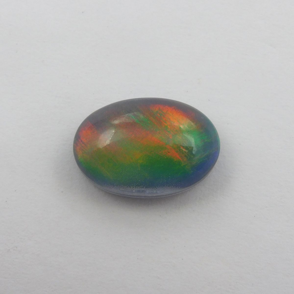 Natural Oval Cut Ring Size CERTIFIED Loose Gemstone 9.55 Ct Multi-Color Opal