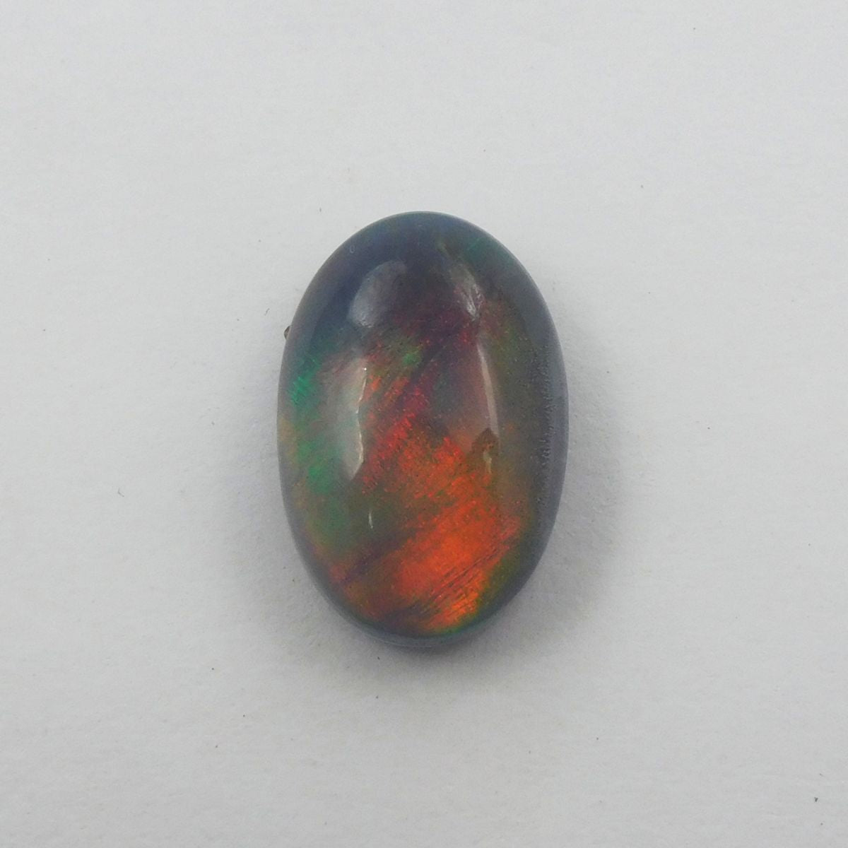 Natural Oval Cut Ring Size CERTIFIED Loose Gemstone 9.55 Ct Multi-Color Opal