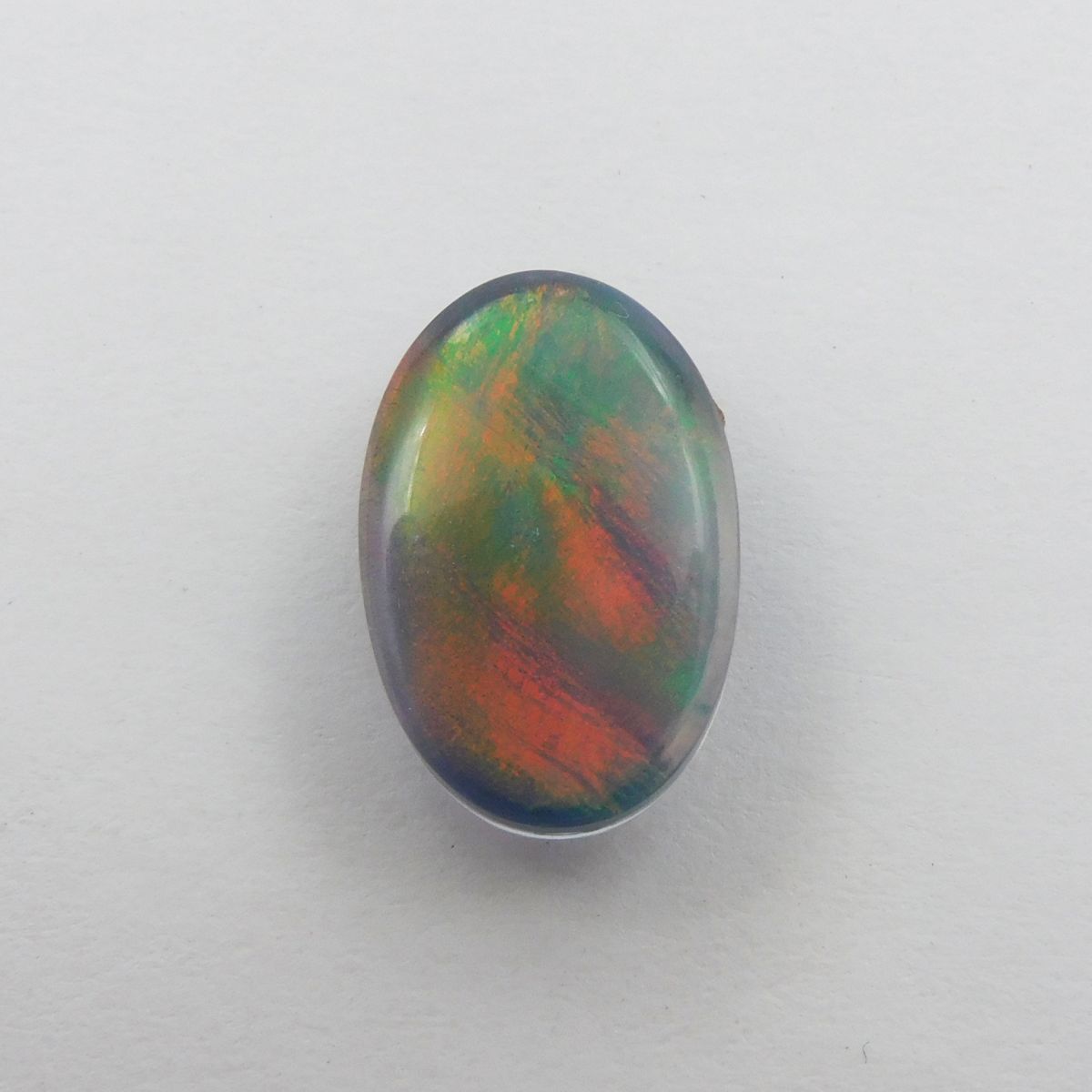 Natural Oval Cut Ring Size CERTIFIED Loose Gemstone 9.55 Ct Multi-Color Opal