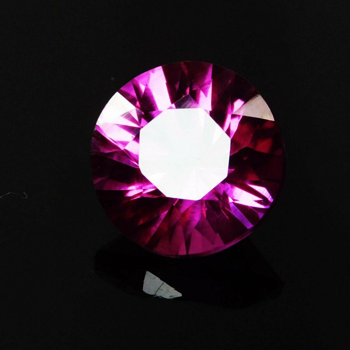 8.10 Ct Precious Natural Pink Tourmaline Loose Gemstone Round Cut CERTIFIED