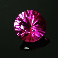 8.10 Ct Precious Natural Pink Tourmaline Loose Gemstone Round Cut CERTIFIED