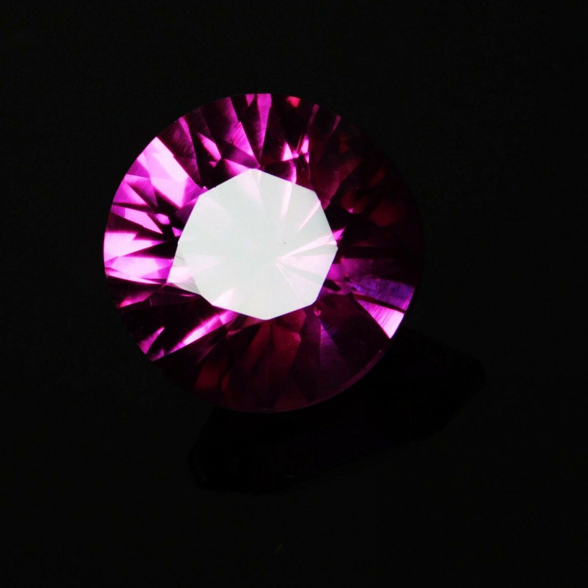 8.10 Ct Precious Natural Pink Tourmaline Loose Gemstone Round Cut CERTIFIED