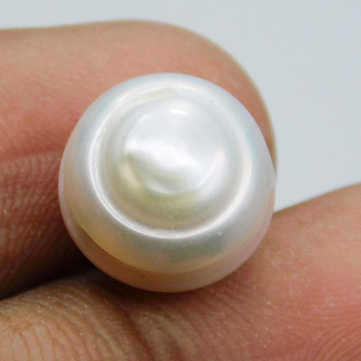 CERTIFIED 10 MM White MABE South Pacific SEA Loose PEARL