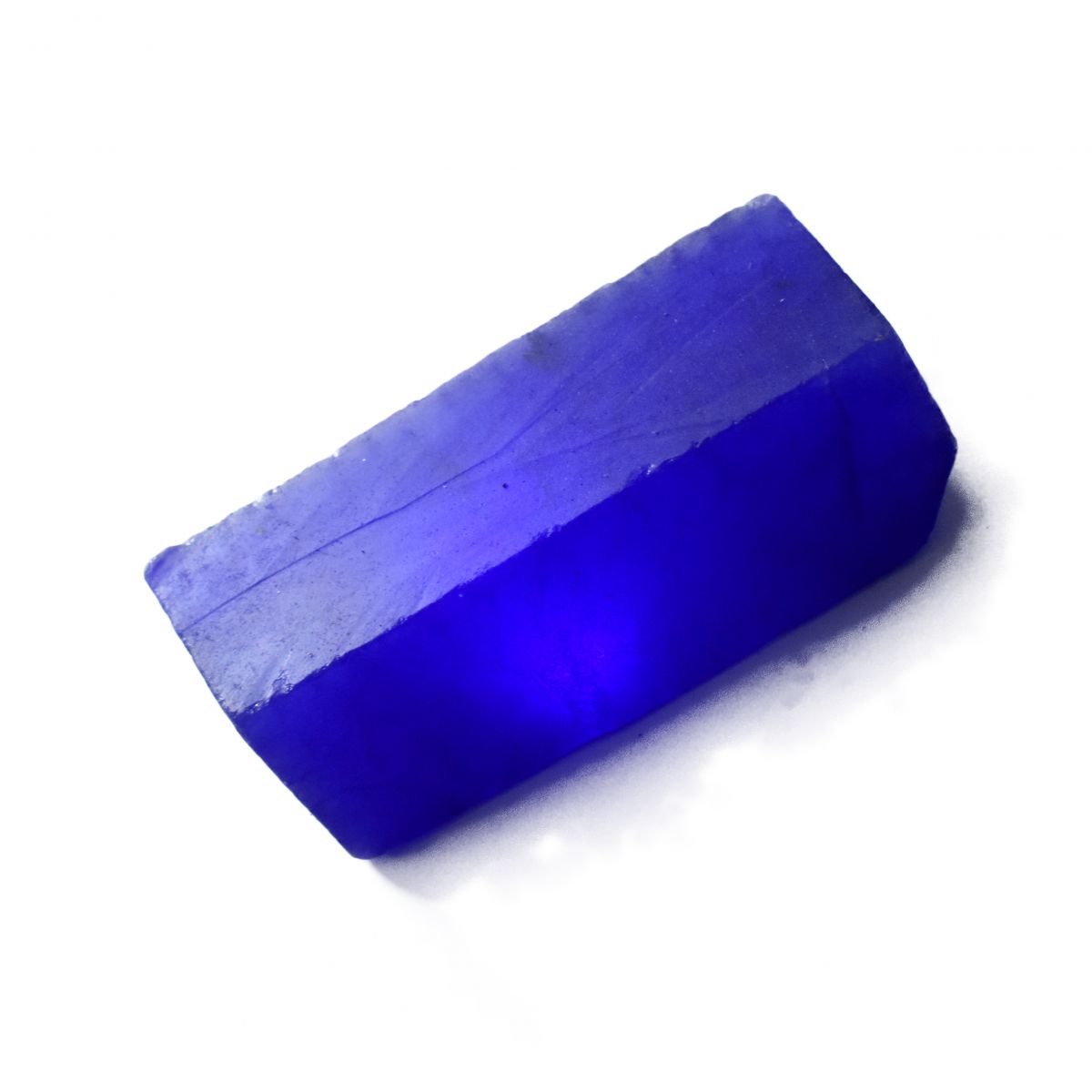 Natural Sapphire Dyed Blue Rough 200 Ct Uncut Huge Size CERTIFIED Loose Gemstone