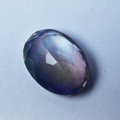 CERTIFIED Doublet Oval Cut 9.75 Carat Natural Boulder Opal Loose Gemstone