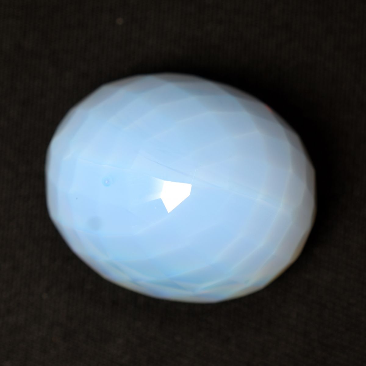 Ethiopian Natural Opal Sky-Blue 52.20 Ct Oval Cut RARE Loose Gemstone CERTIFIED