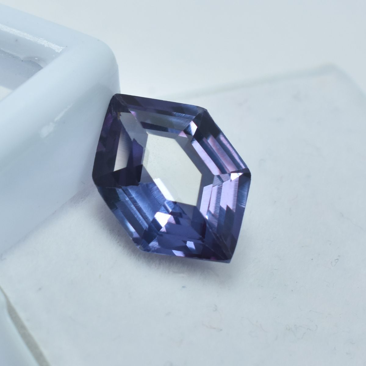 Color Change Alexandrite 6.70 Ct Natural  Fancy Cut CERTIFIED Loose Gemstone.