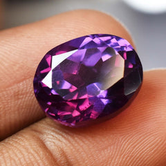 Natural Alexandrite Color Change Oval Shape 8.00 Ct CERTIFIED Gemstone Ring Size