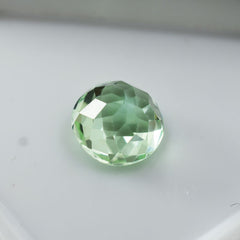 Montana Sapphire Natural 7.10 Ct Round Cut Bluish Green CERTIFIED Loose Gemstone