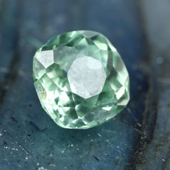 Natural Bluish Green Sapphire 2.45Ct Square Cushion Cut CERTIFIED Loose Gemstone