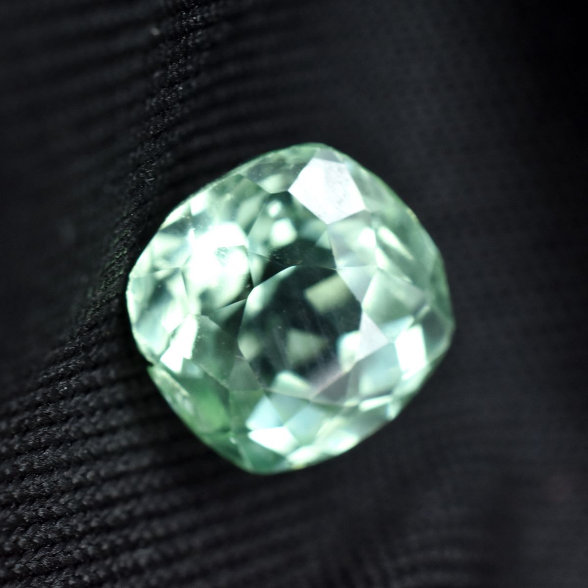 Natural Bluish Green Sapphire 2.45Ct Square Cushion Cut CERTIFIED Loose Gemstone