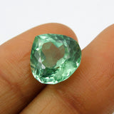 Natural bluish-green Montana sapphire gemstone, 7.50 ct pear cut, certified loose stone
