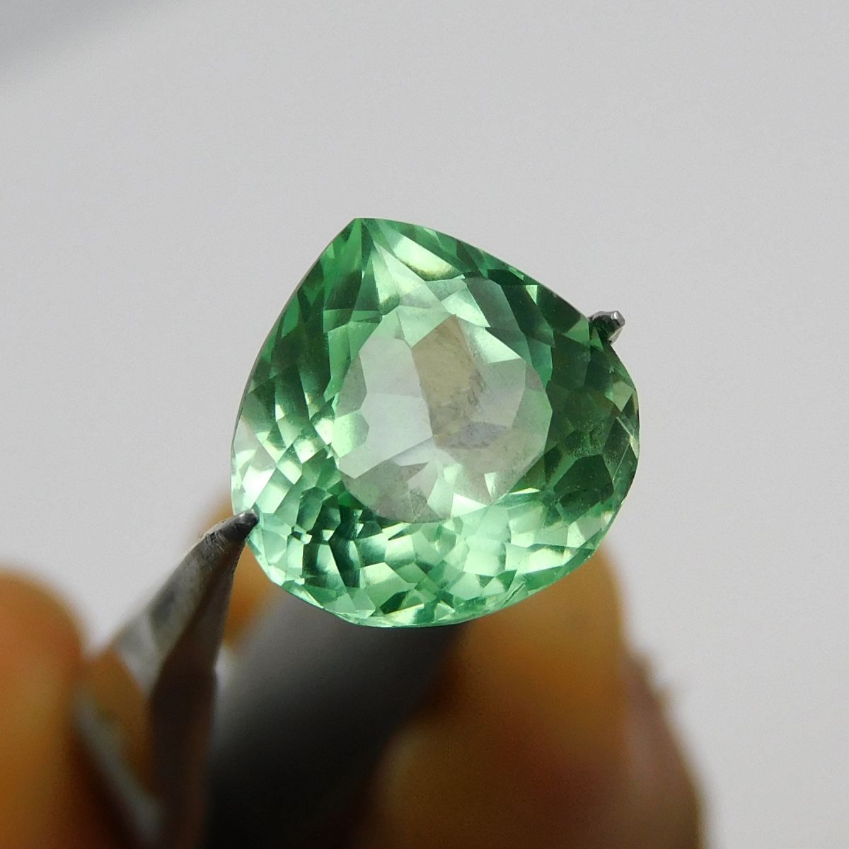 Bluish Green 7.50 Ct Pear Cut Montana Sapphire Natural CERTIFIED Loose Gemstone