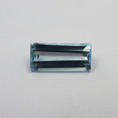 Pendant Size Blue Aquamarine 5.25 Ct Natural Baguette CERTIFIED Loose Gemstone