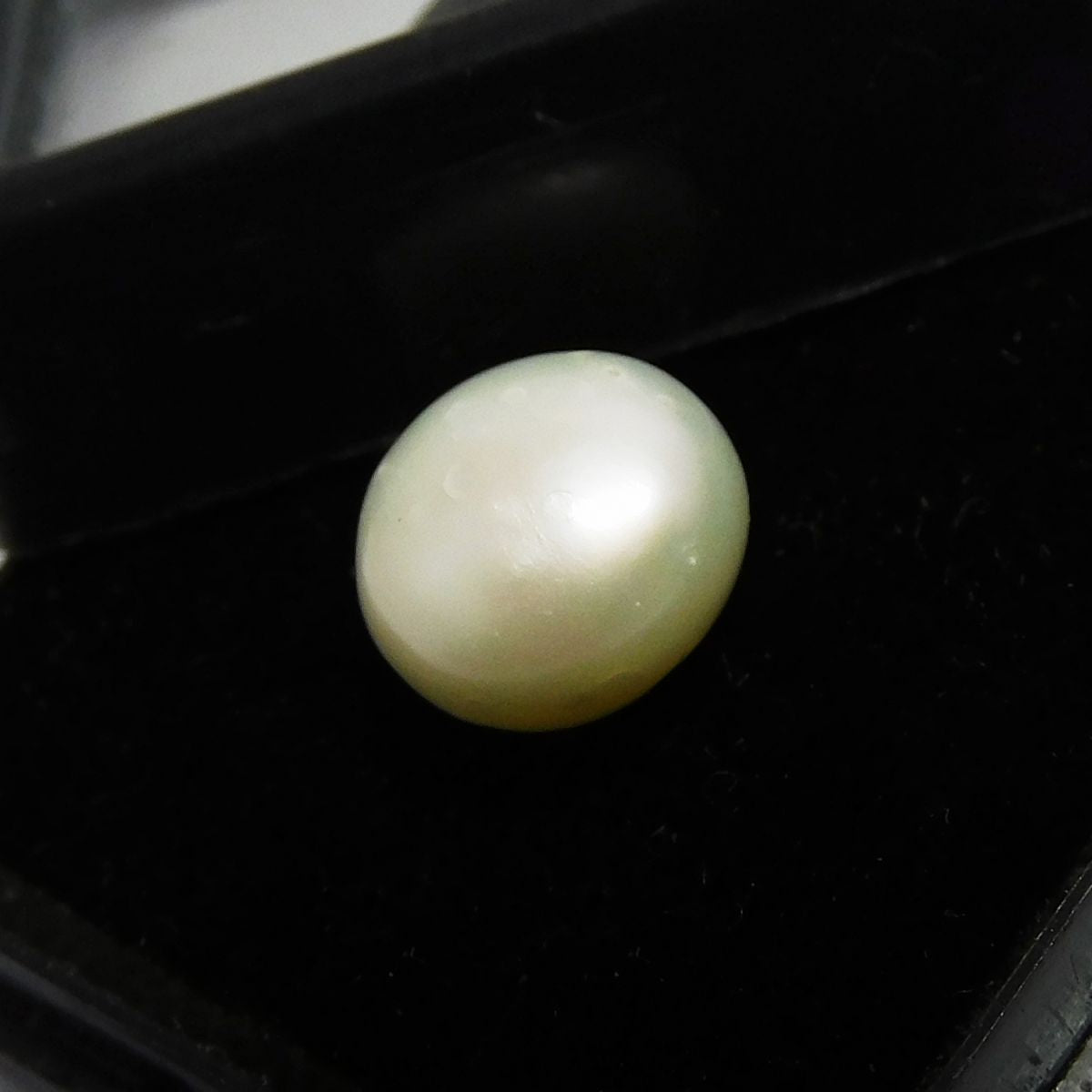 3.70 Ct White Mabe Natural Pearl Loose Gem Sea CERTIFIED Excellent Round Cut