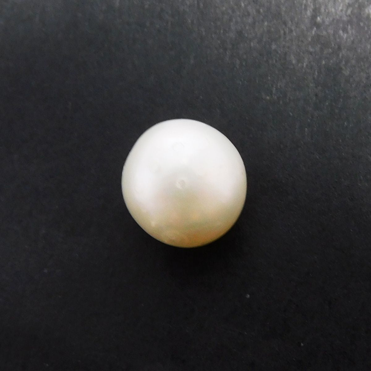 3.70 Ct White Mabe Natural Pearl Loose Gem Sea CERTIFIED Excellent Round Cut