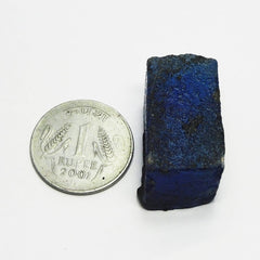 Blue Natural Sapphire 117.30 Ct Uncut Dyed Huge Rough CERTIFIED Loose Gemstone