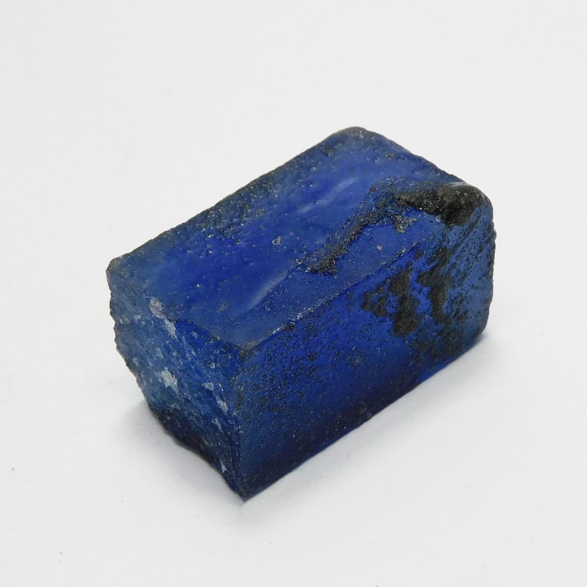 Blue Natural Sapphire 117.30 Ct Uncut Dyed Huge Rough CERTIFIED Loose Gemstone