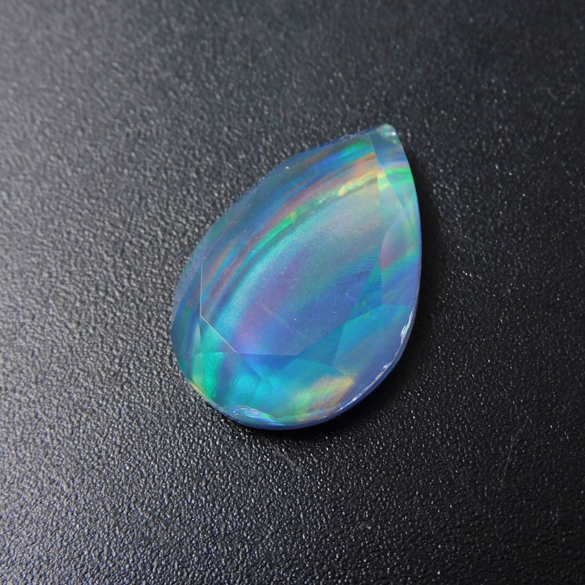 CERTIFIED Boulder Opal 7.80 Ct Natural Multi Color Loose Gemstone Pear Cut