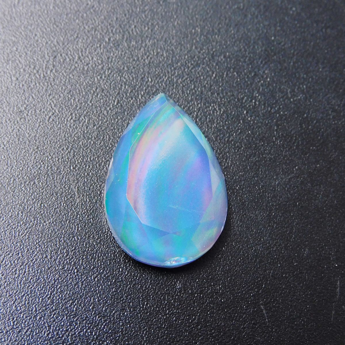 CERTIFIED Boulder Opal 7.80 Ct Natural Multi Color Loose Gemstone Pear Cut