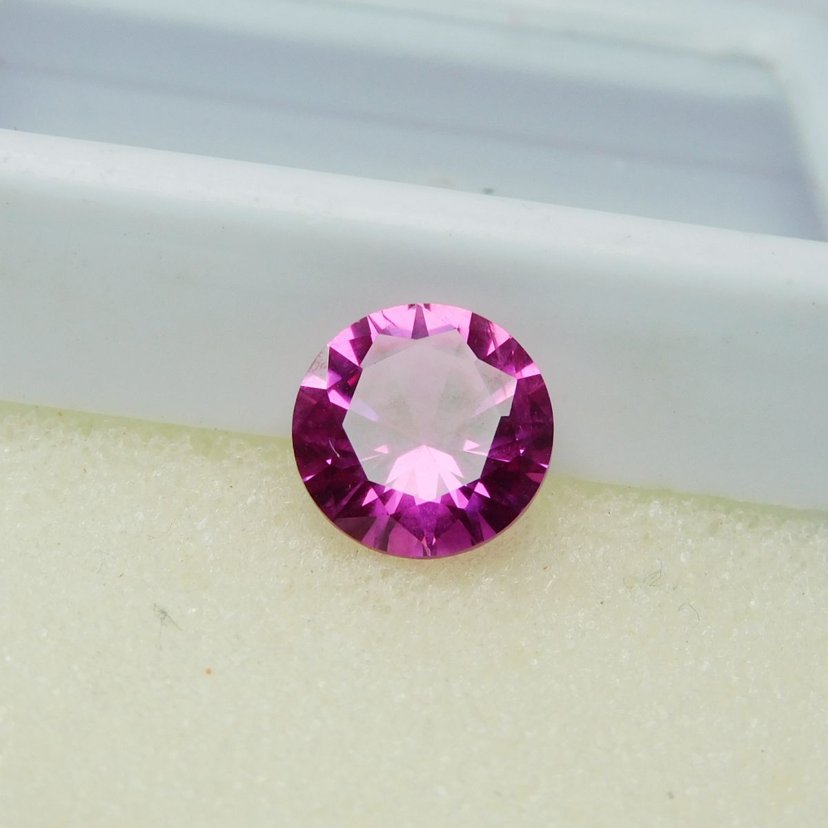 3.15 Ct Natural Genuine Pink Ruby Round Cut Loose Gemstone CERTIFIED