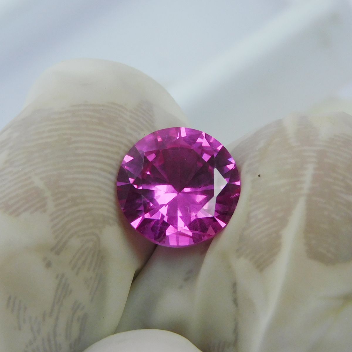 3.15 Ct Natural Genuine Pink Ruby Round Cut Loose Gemstone CERTIFIED