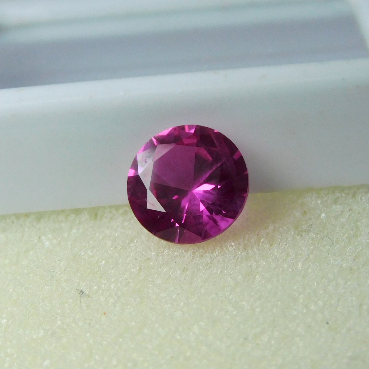 3.15 Ct Natural Genuine Pink Ruby Round Cut Loose Gemstone CERTIFIED