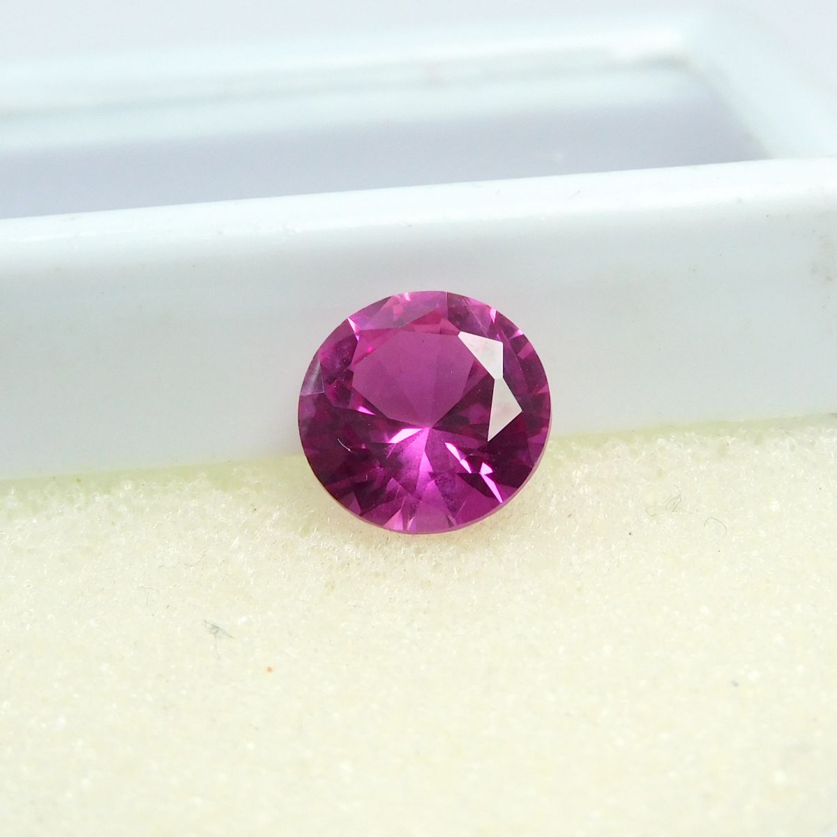 3.15 Ct Natural Genuine Pink Ruby Round Cut Loose Gemstone CERTIFIED