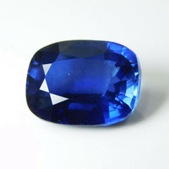 CERTIFIED Ceylon Blue Sapphire 9.00 Carat Natural Loose Gemstone Cushion Cut