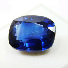 CERTIFIED Ceylon Blue Sapphire 9.00 Carat Natural Loose Gemstone Cushion Cut