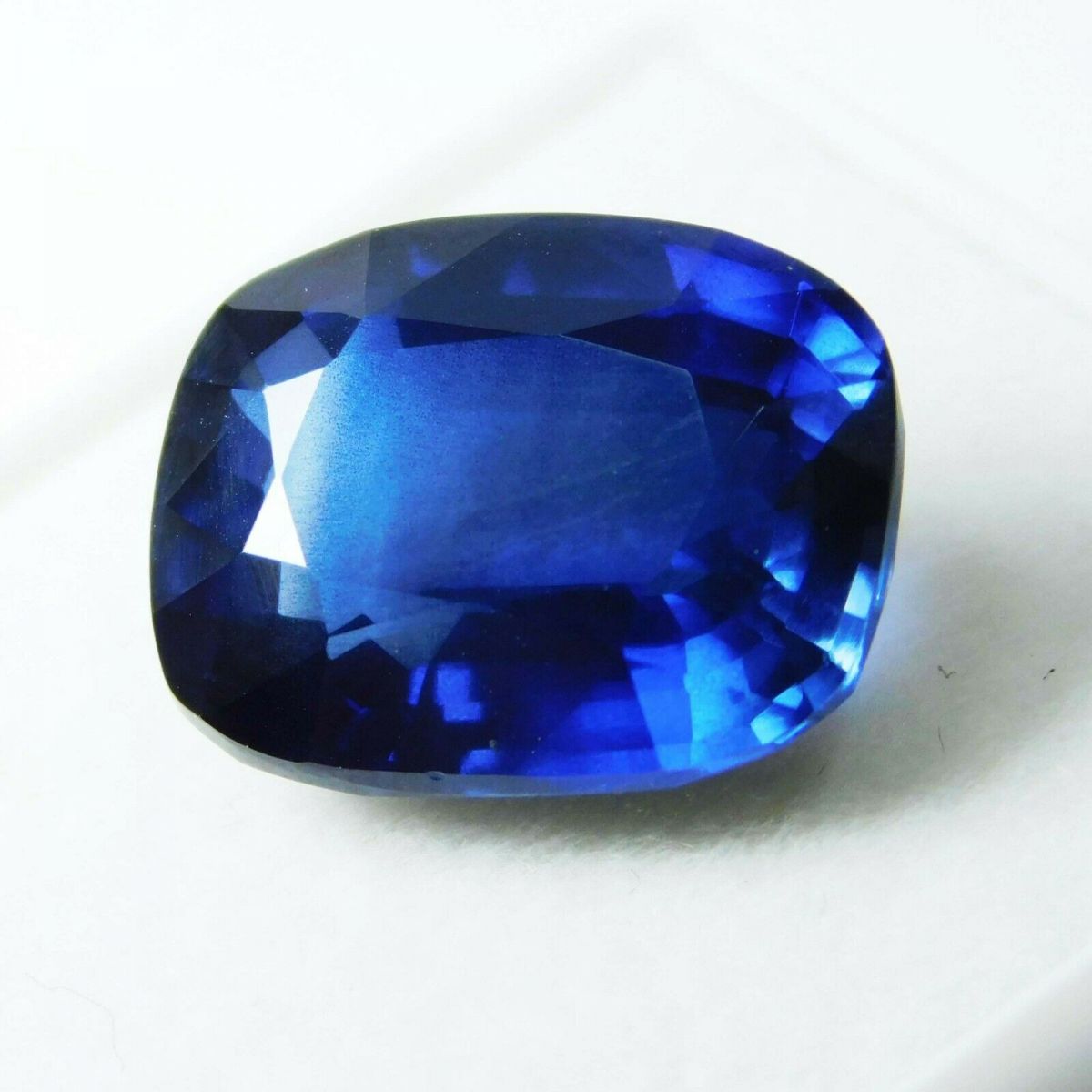 CERTIFIED Ceylon Blue Sapphire 9.00 Carat Natural Loose Gemstone Cushion Cut