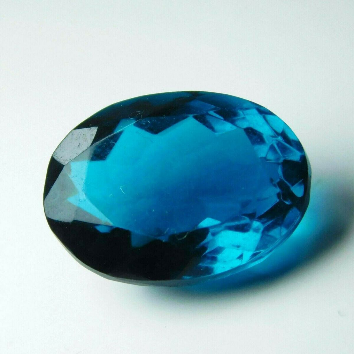 CERTIFIED Rare Teal Sapphire Oval Cut 40.56 Carat Loose Gemstone Free Shipping